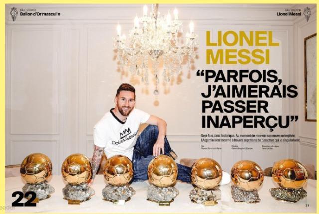 KOK集团-梅西：不介意是否成为世界第一，已学会承受失败